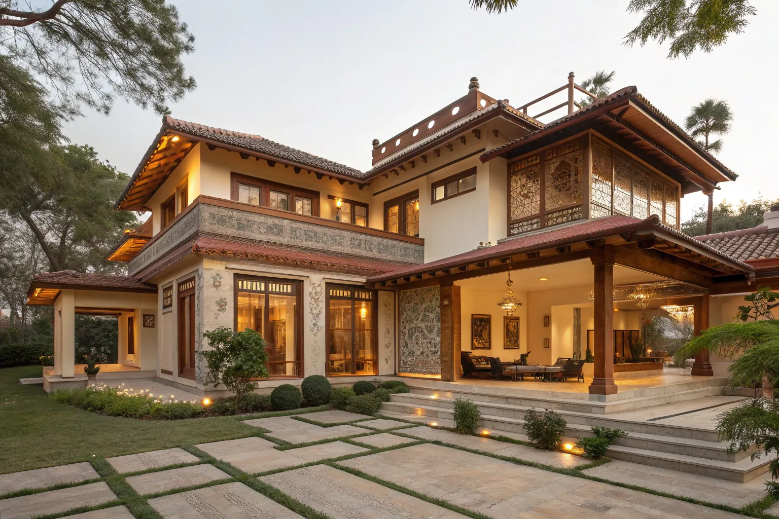 معماری و دکوراسیون داخلی به سبک هندی