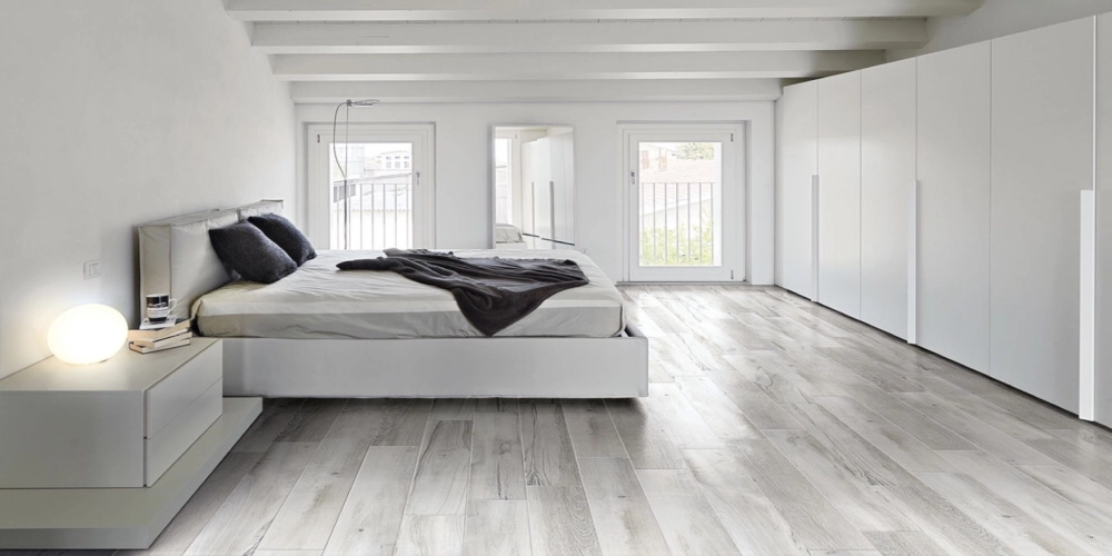 ترکیب رنگ و متریال در بازسازی اتاق خواب مدرن